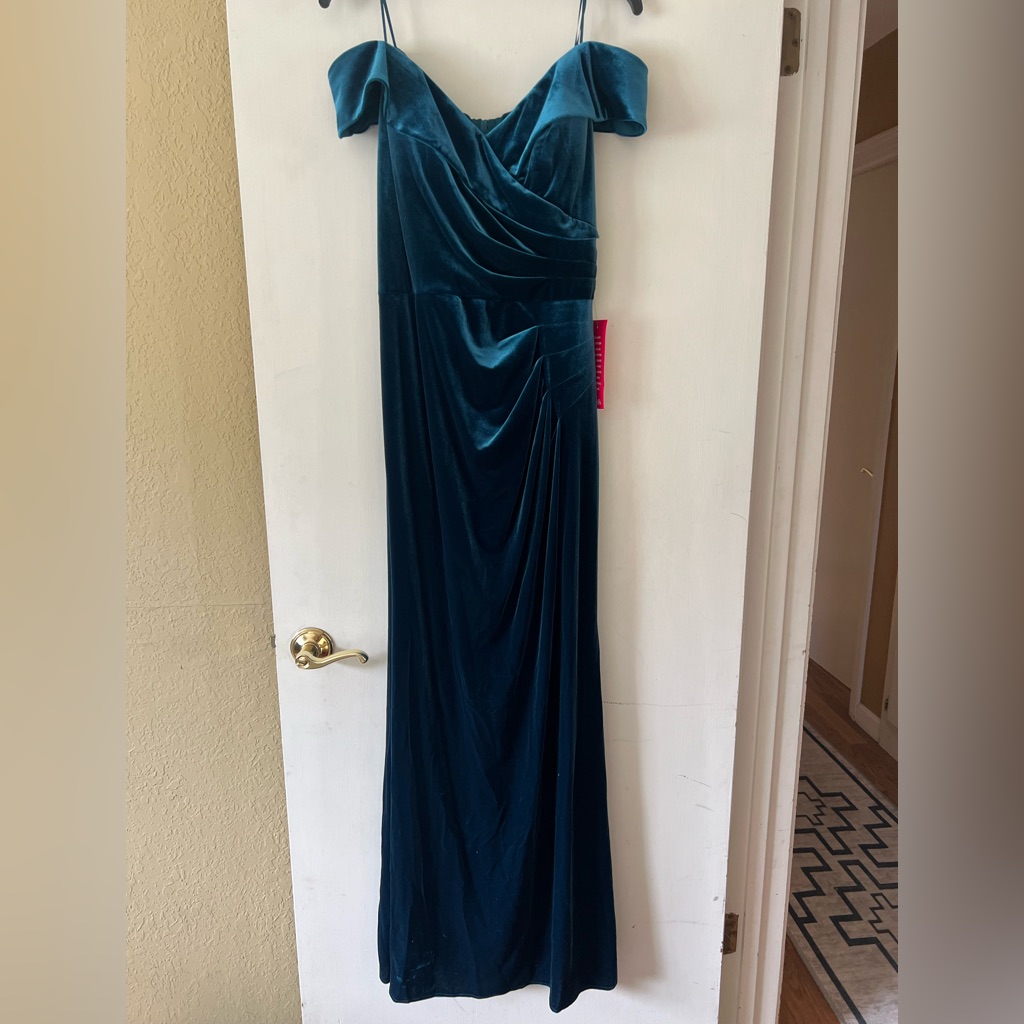 Alex Evenings Turquoise Gown
